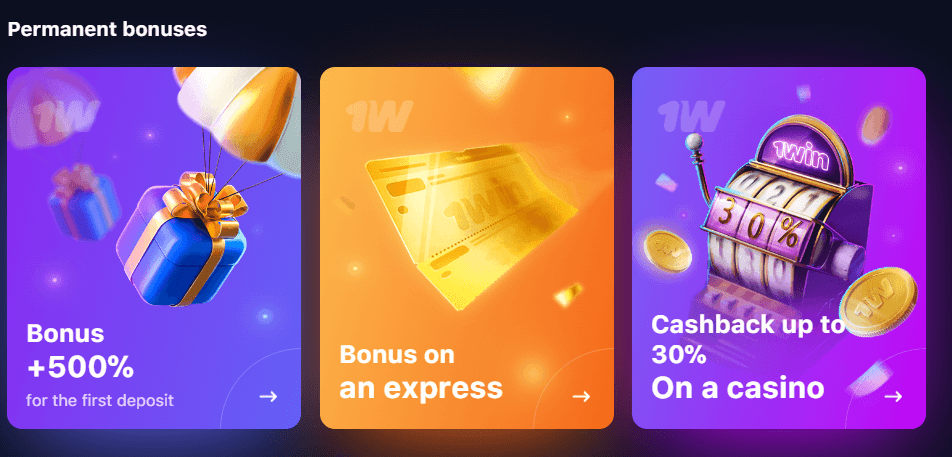1win bonus and Promotion 1win bonus and Promotion