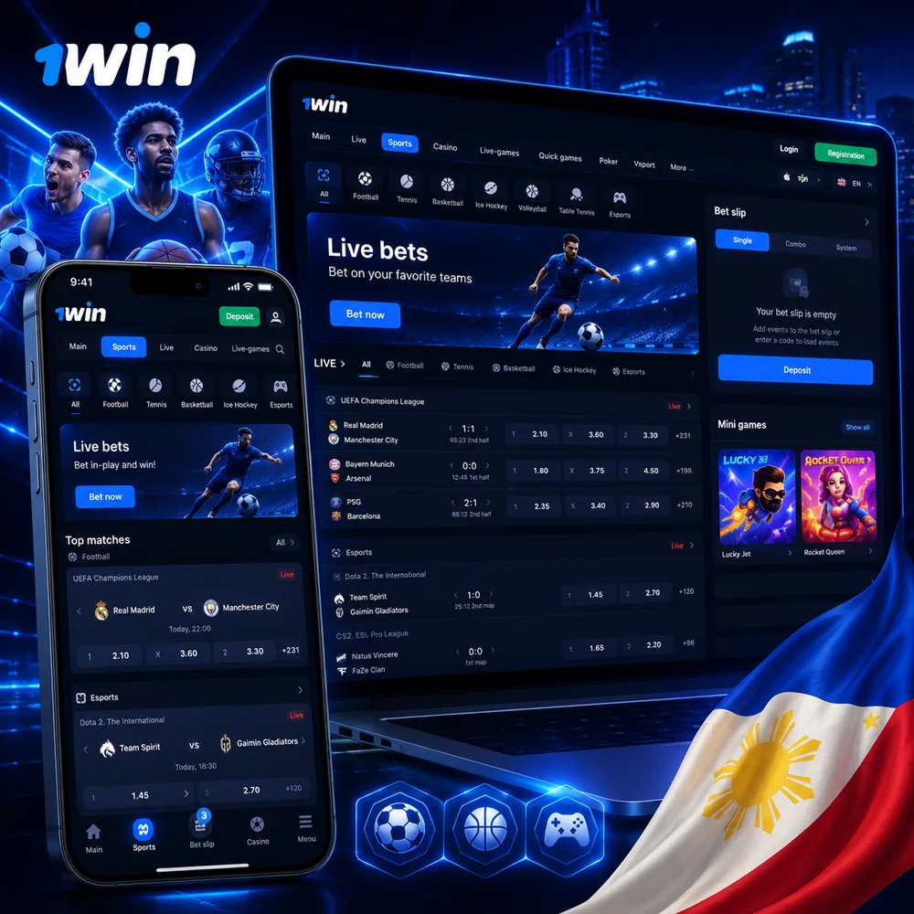 1win sportsbook Philippines